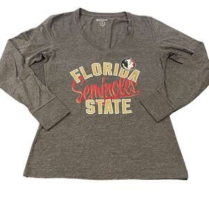 FSU Florida Seminoles State tee gray size M